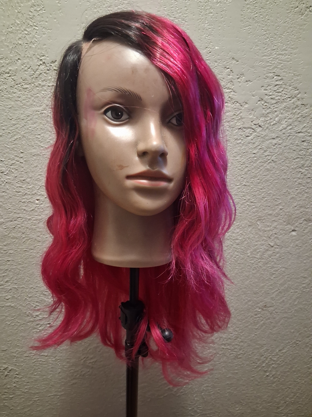 Pink Ombre Women’s Human Hair Wig
